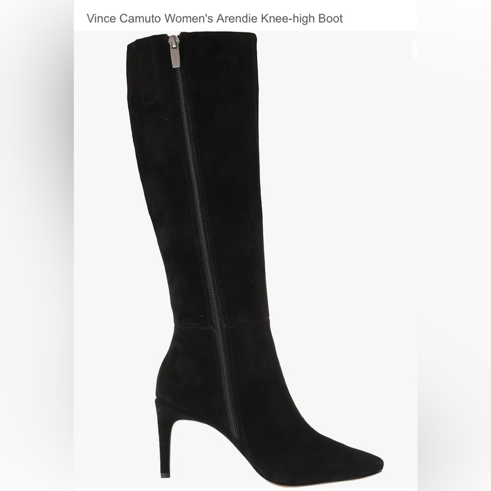 Vince Camino black suede boots